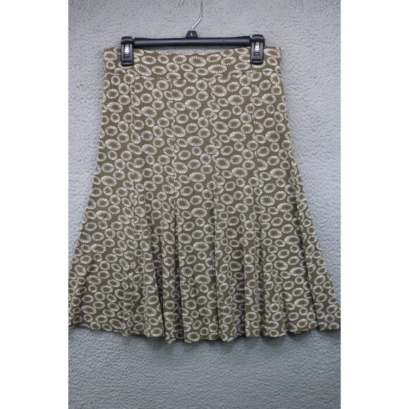 Boden Geometric Soft Viscose Pull-On Skirt-Elastic Waist-Size 12R - Picture 1 of 9